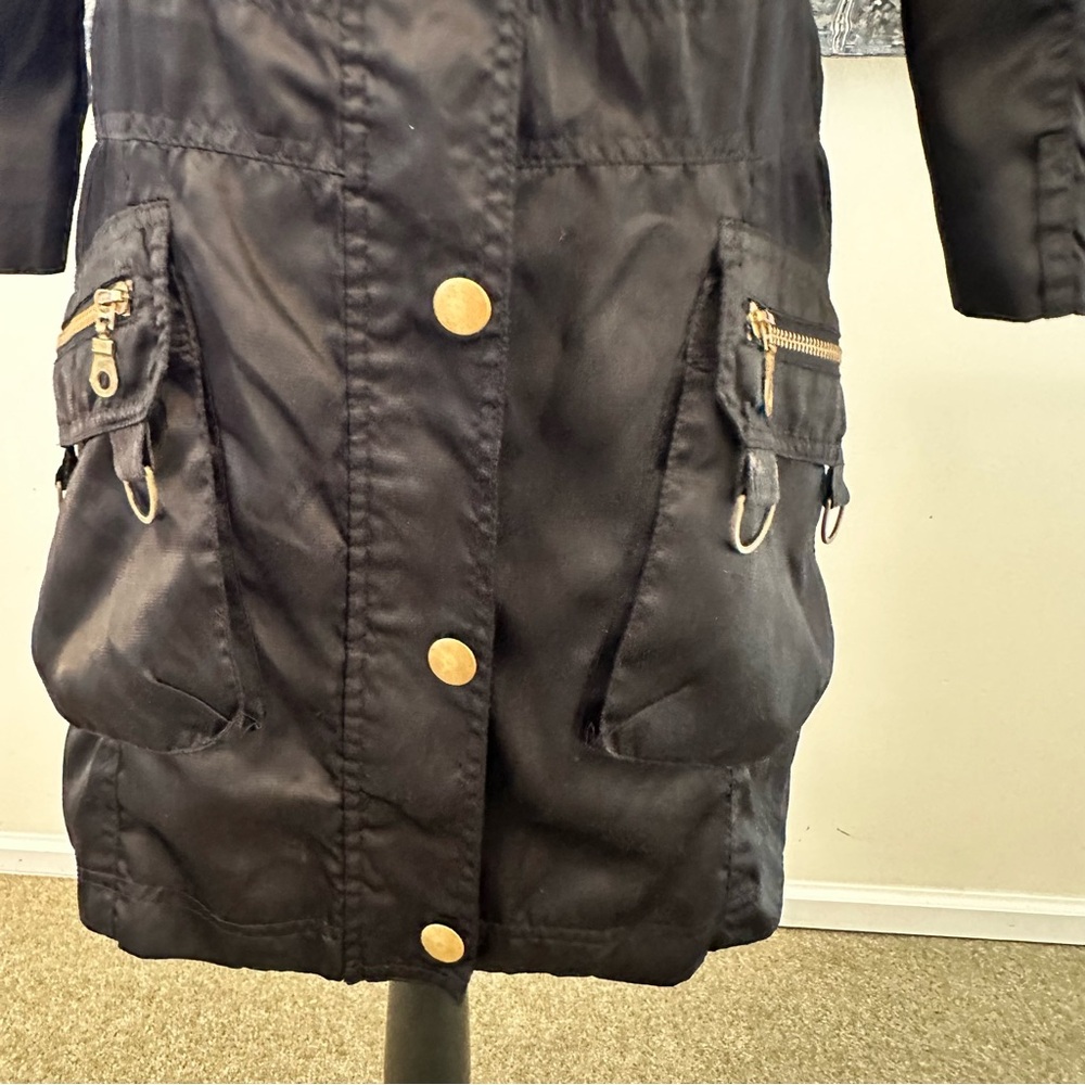 ⭐️ Barti Italy Small Black Satin Coat - Picture 5 of 16